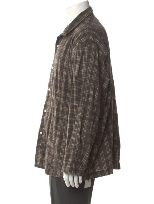 Pilgrim Surf + Supply Plaid Print Long Sleeve Shirt