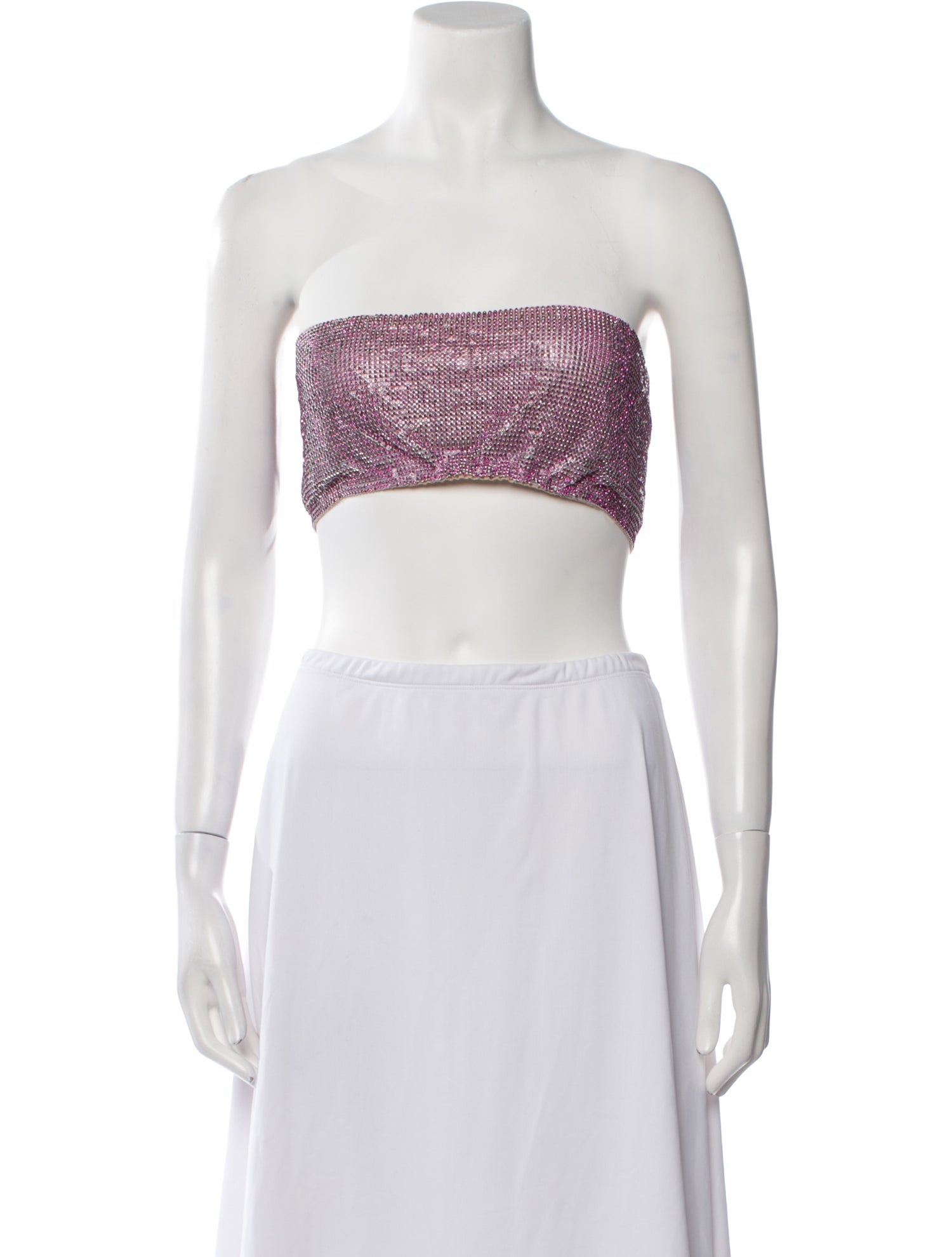 Poster Girl Strapless Crop Top