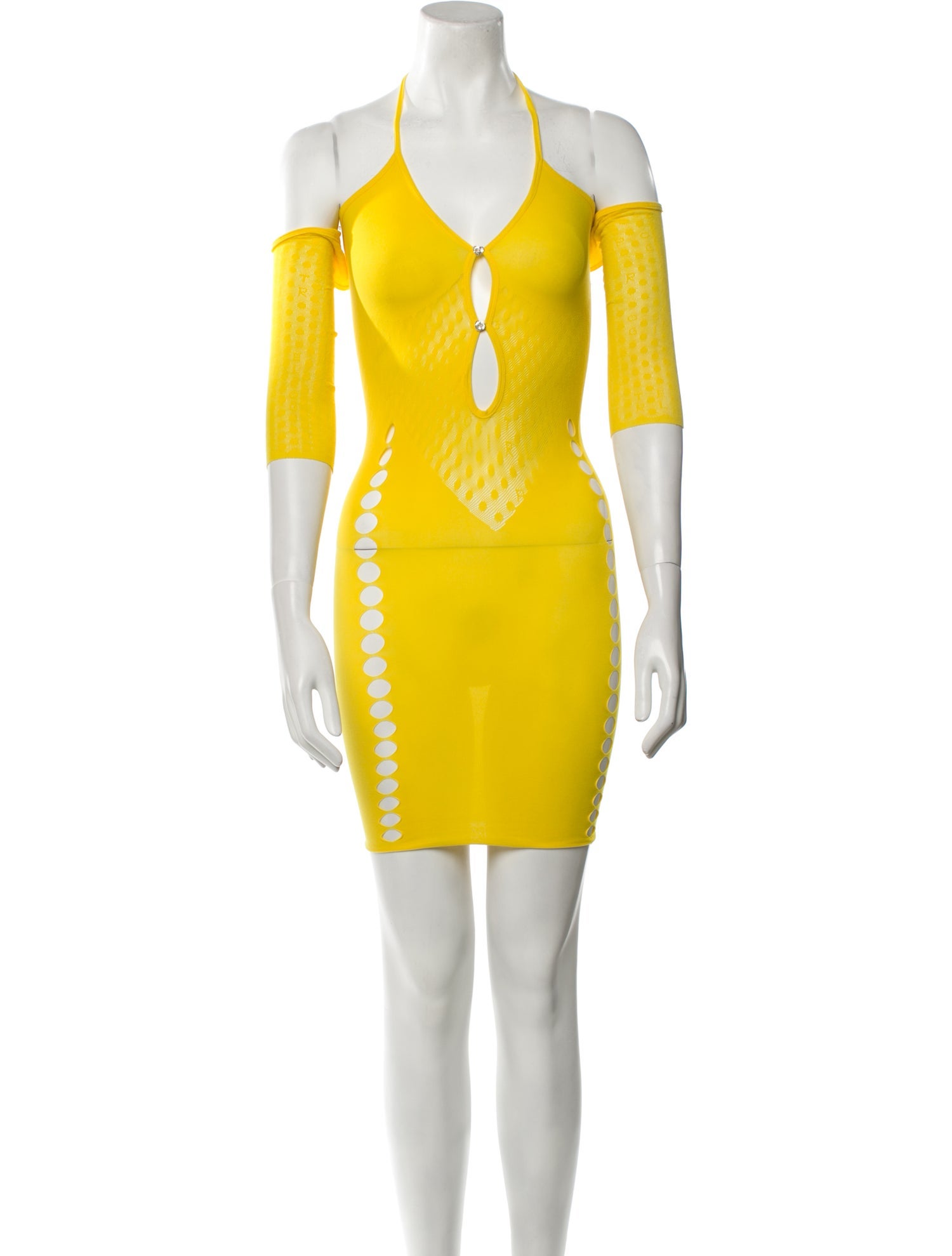 Poster Girl V-Neck Mini Dress