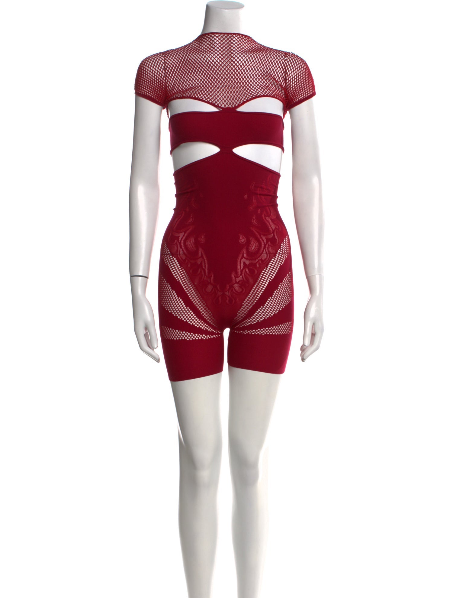 Poster Girl Graphic Print Crew Neck Romper