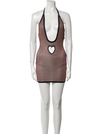 Poster Girl Halterneck Mini Dress