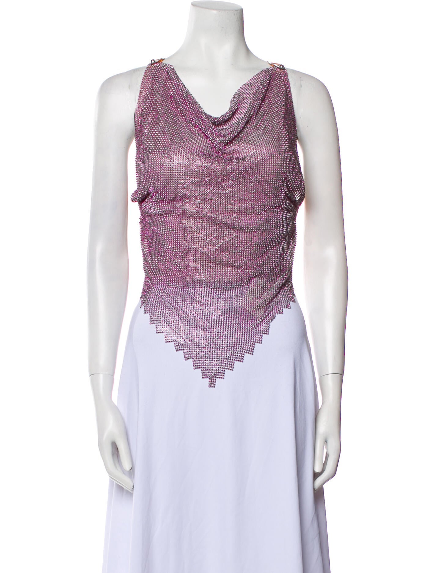 Poster Girl V-Neck Sleeveless Top