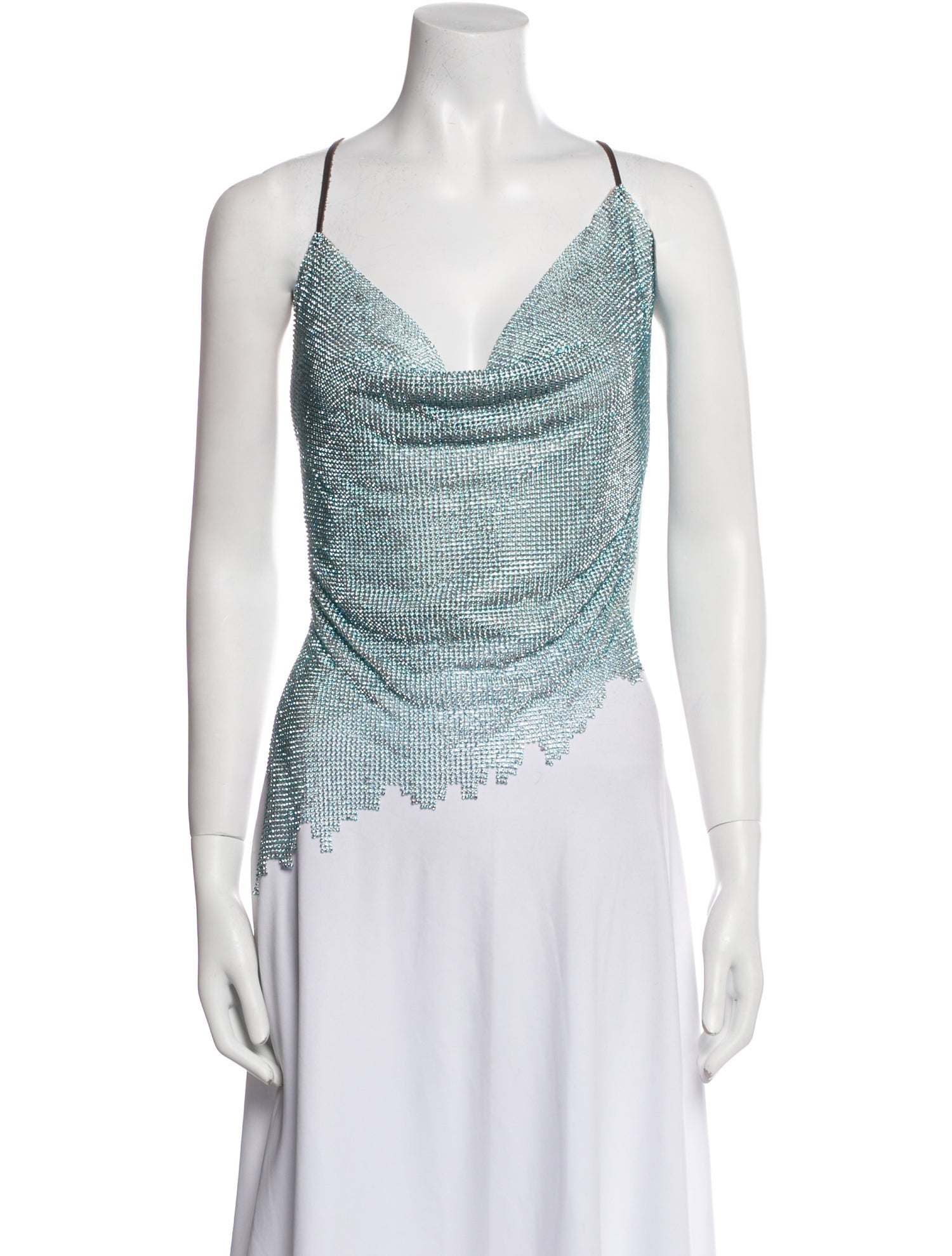 Poster Girl Printed Cowl Neck Top