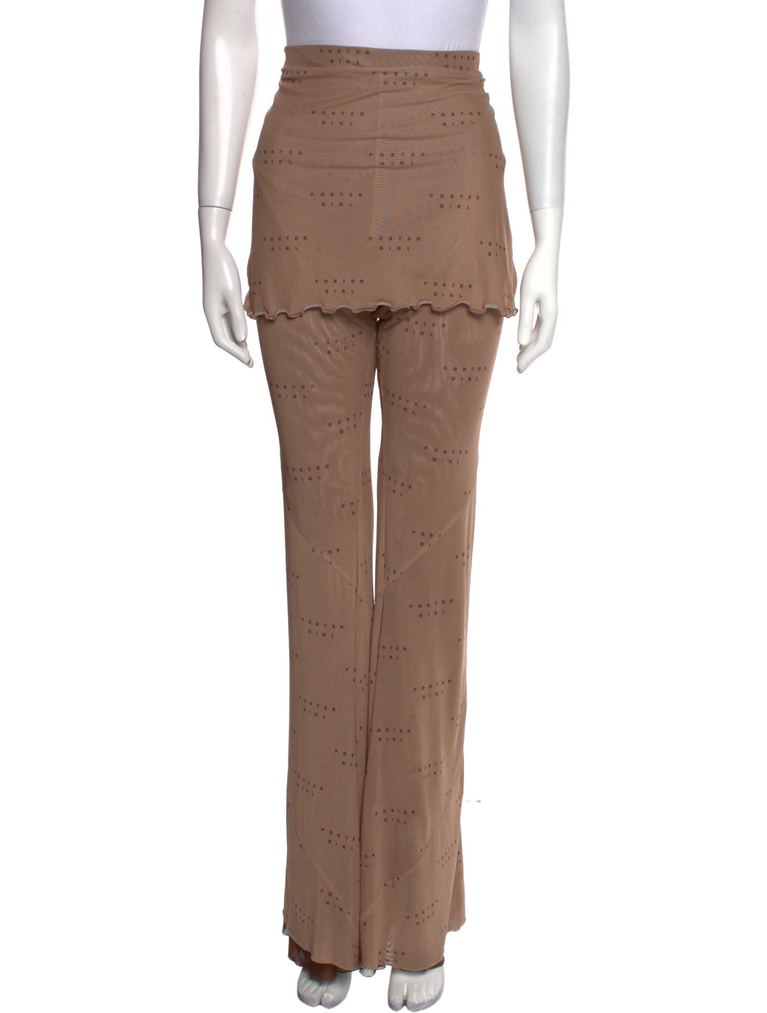 Poster Girl Printed Wide Leg Pants