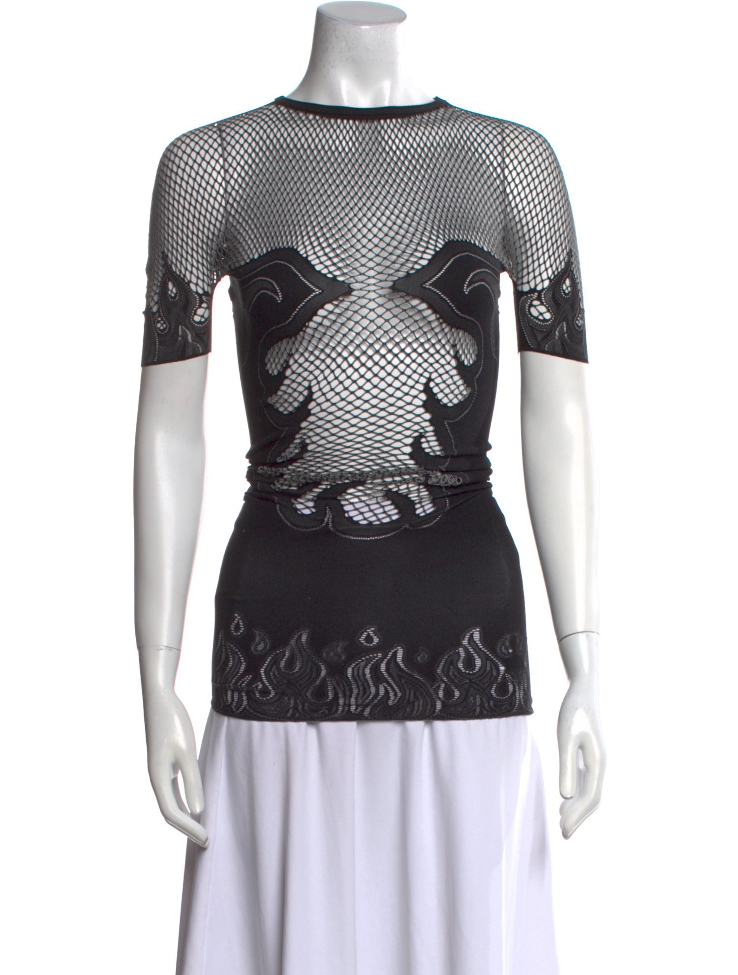 Poster Girl Printed Crew Neck Top