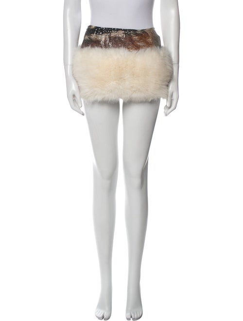 Poster Girl Printed Mini Skirt