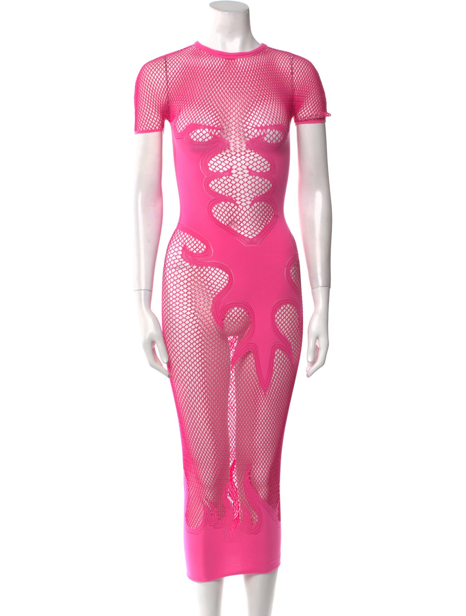 Poster Girl Printed Midi Length Dress