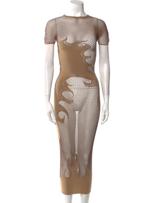 Poster Girl Polka Dot Print Midi Length Dress