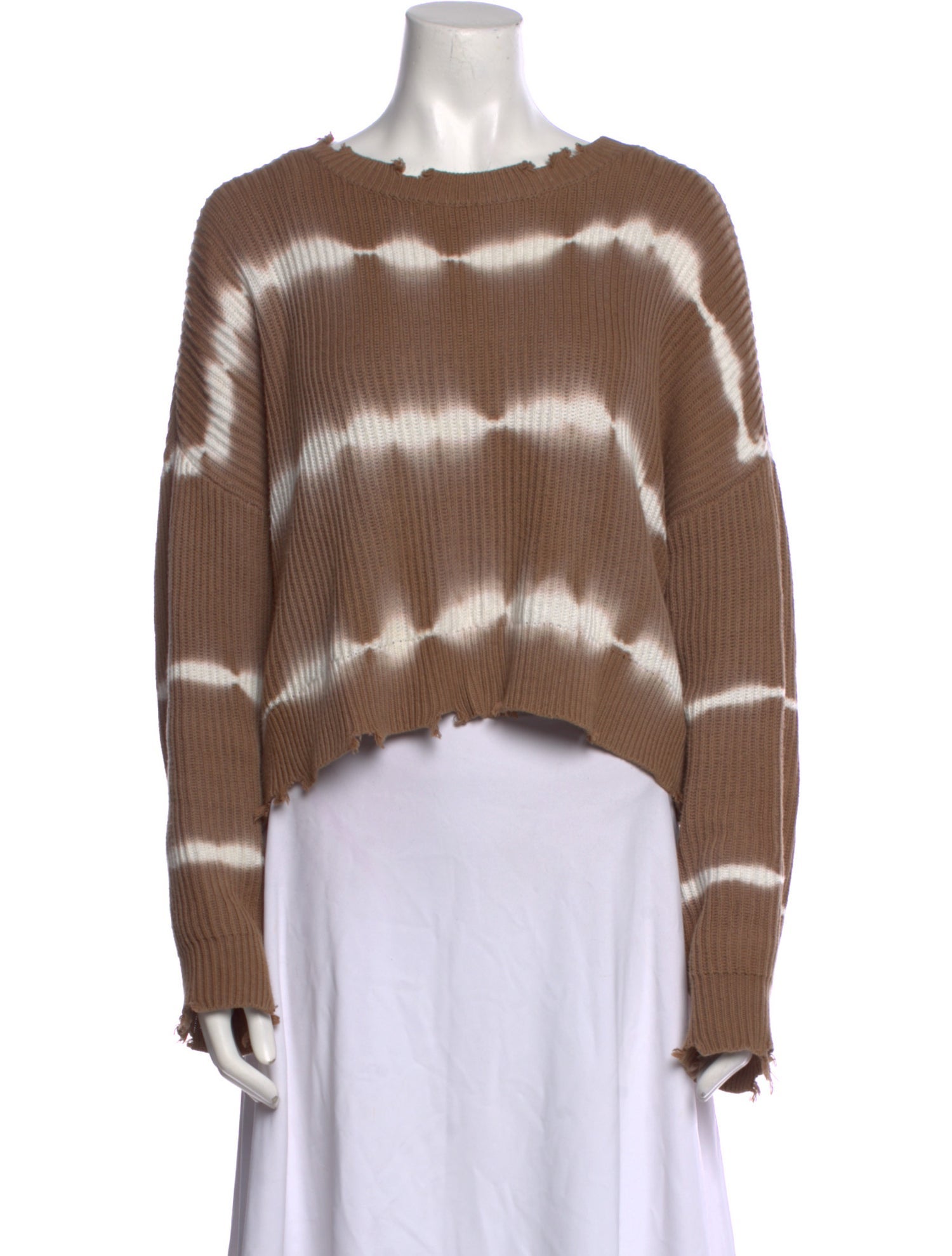 Pistola Tie-Dye Print Crew Neck Sweater - Neutrals Knitwear, Clothing -  WPSTL21470 | The RealReal