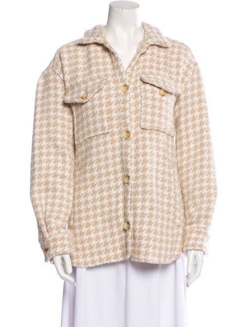 Pistola Houndstooth Print Jacket