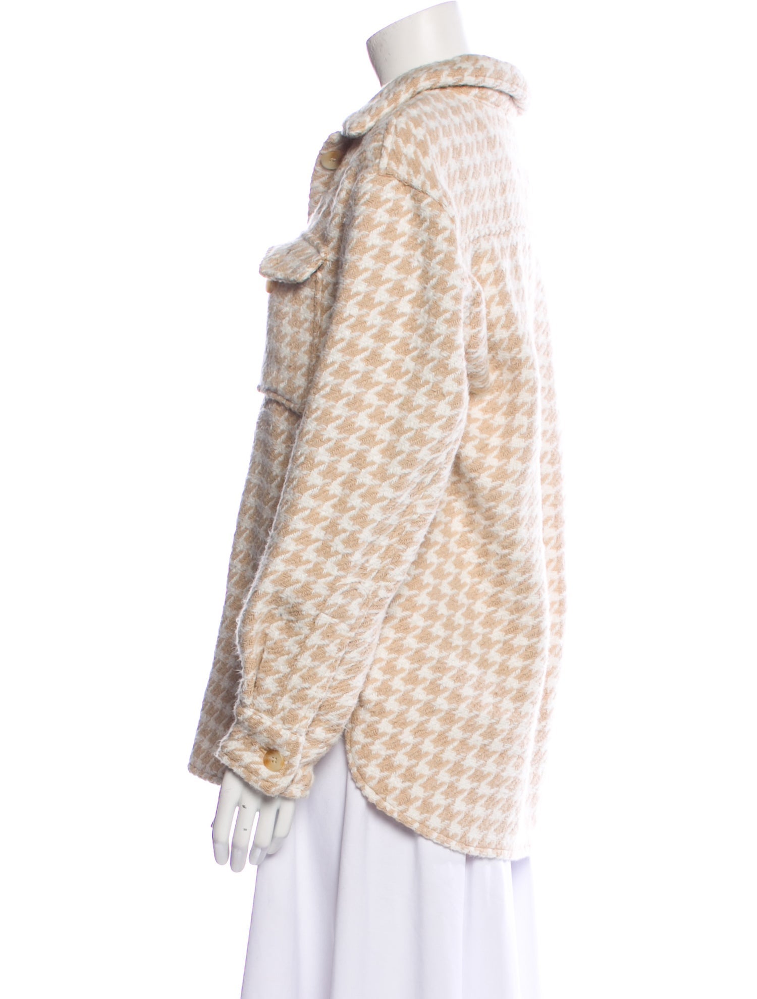 Pistola Houndstooth Print Jacket