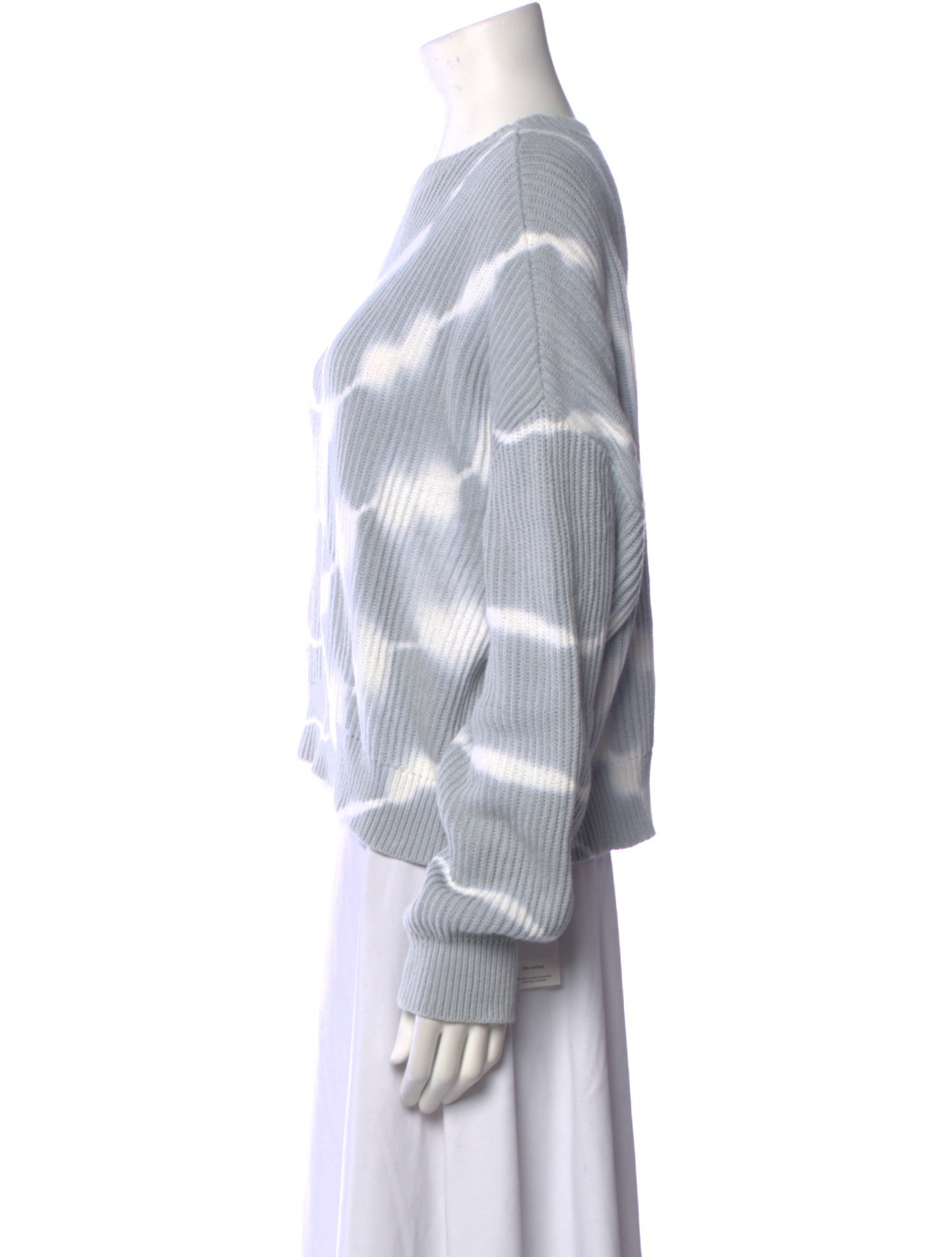 Pistola Tie-Dye Print Bateau Neckline Sweater