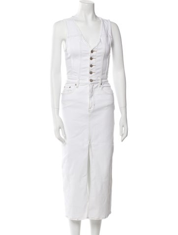 Pistola Dresses V-Neck Long Dress XXS