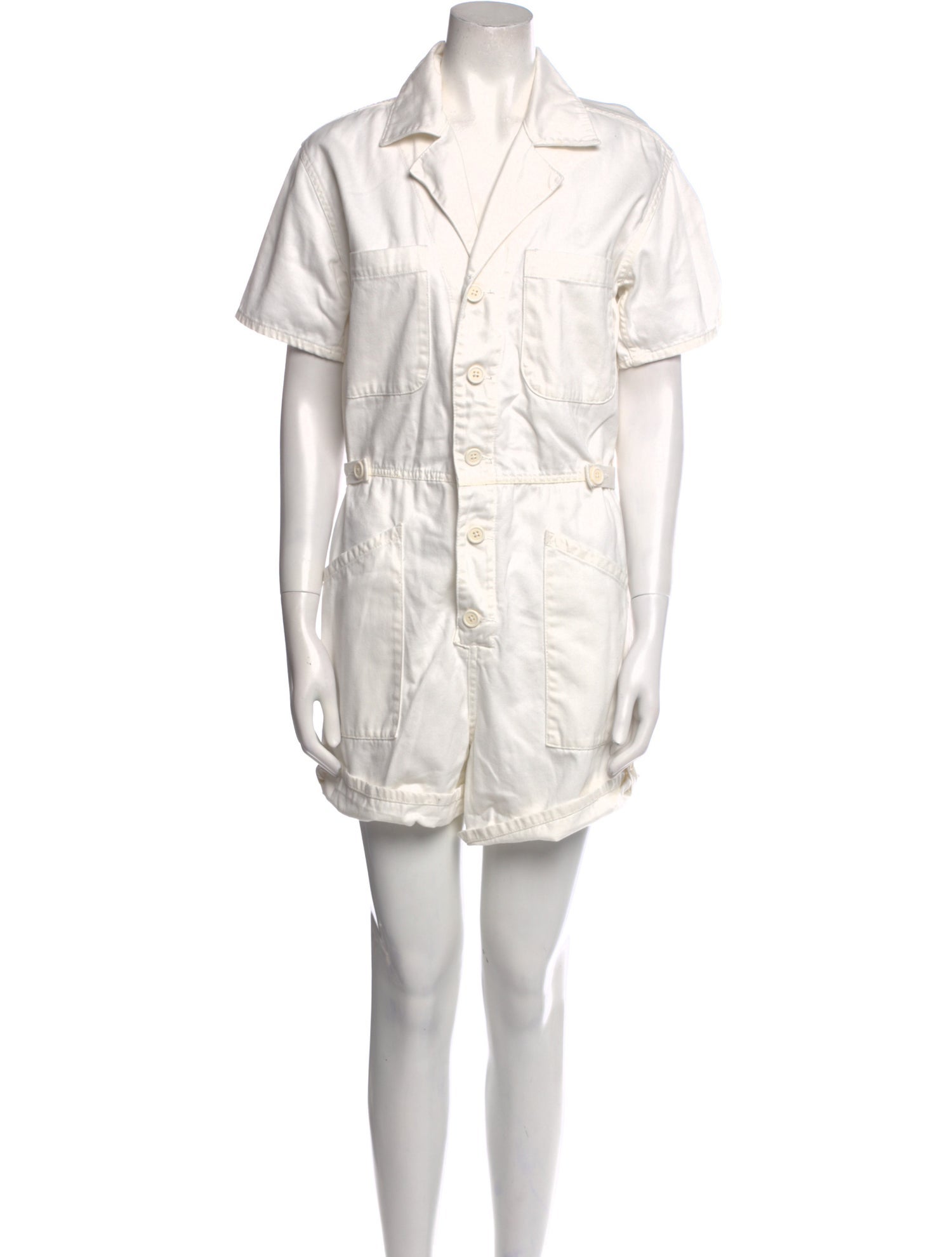 Pistola Striped V-Neck Romper