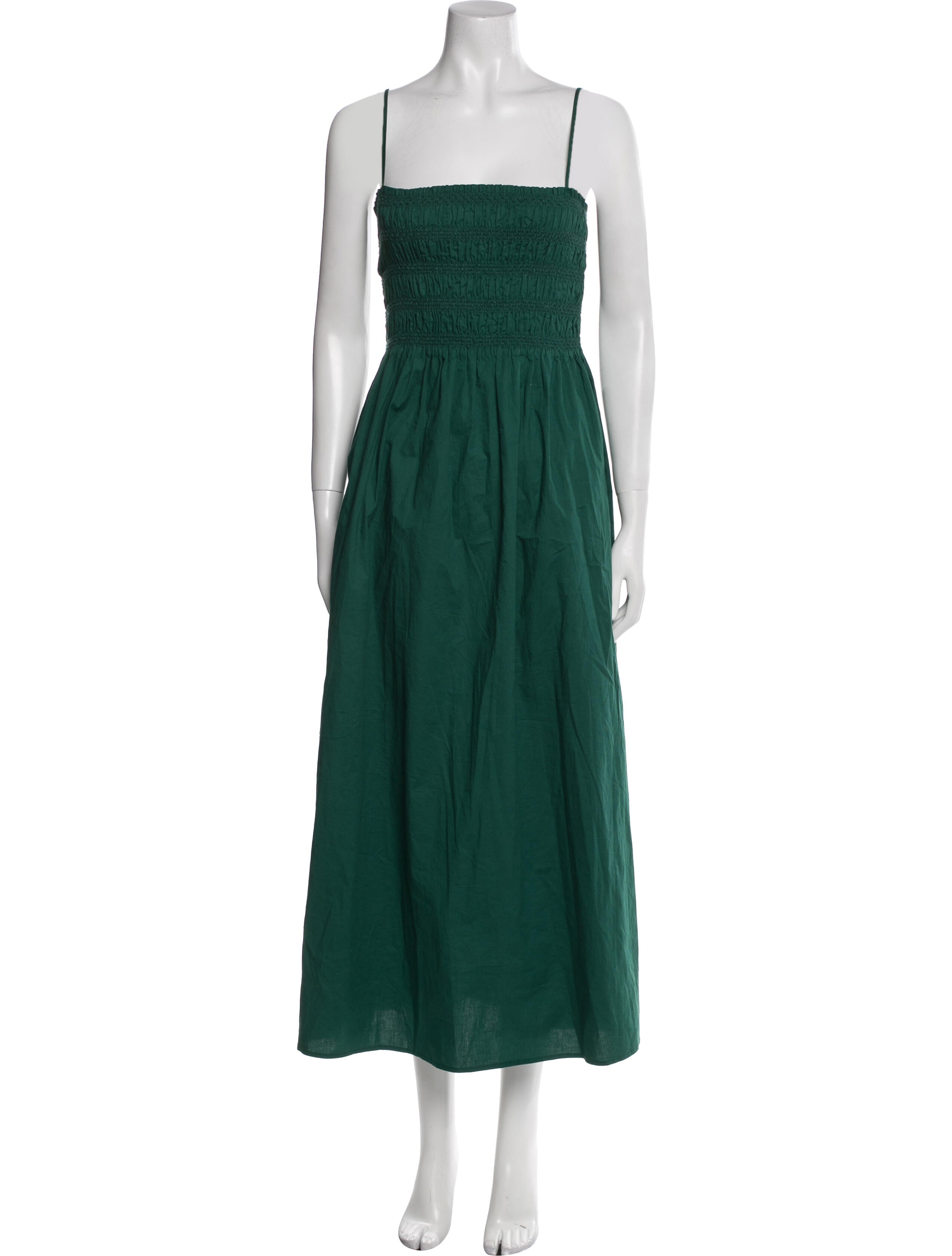 Pistola Square Neckline Long Dress