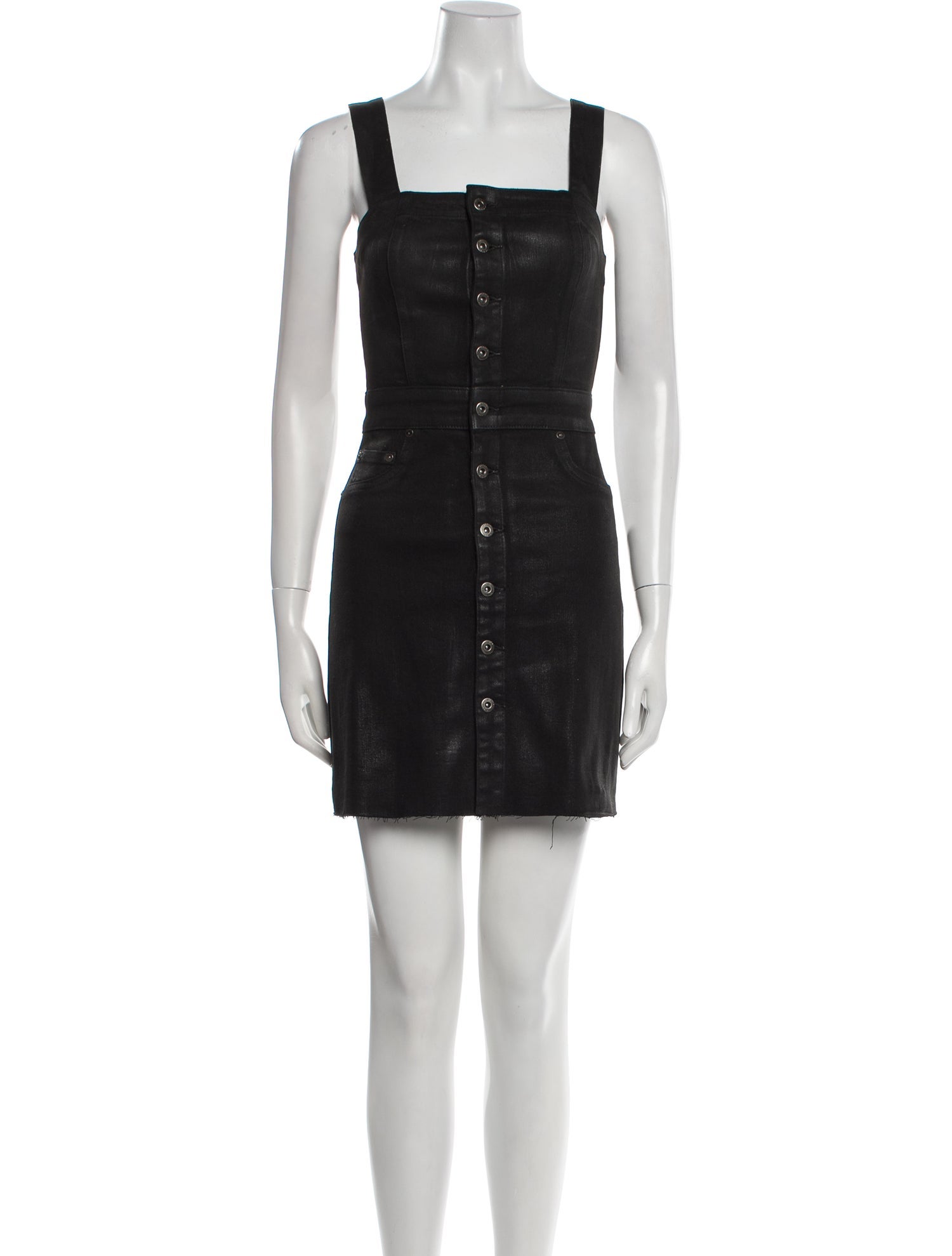 Pistola Square Neckline Mini Dress