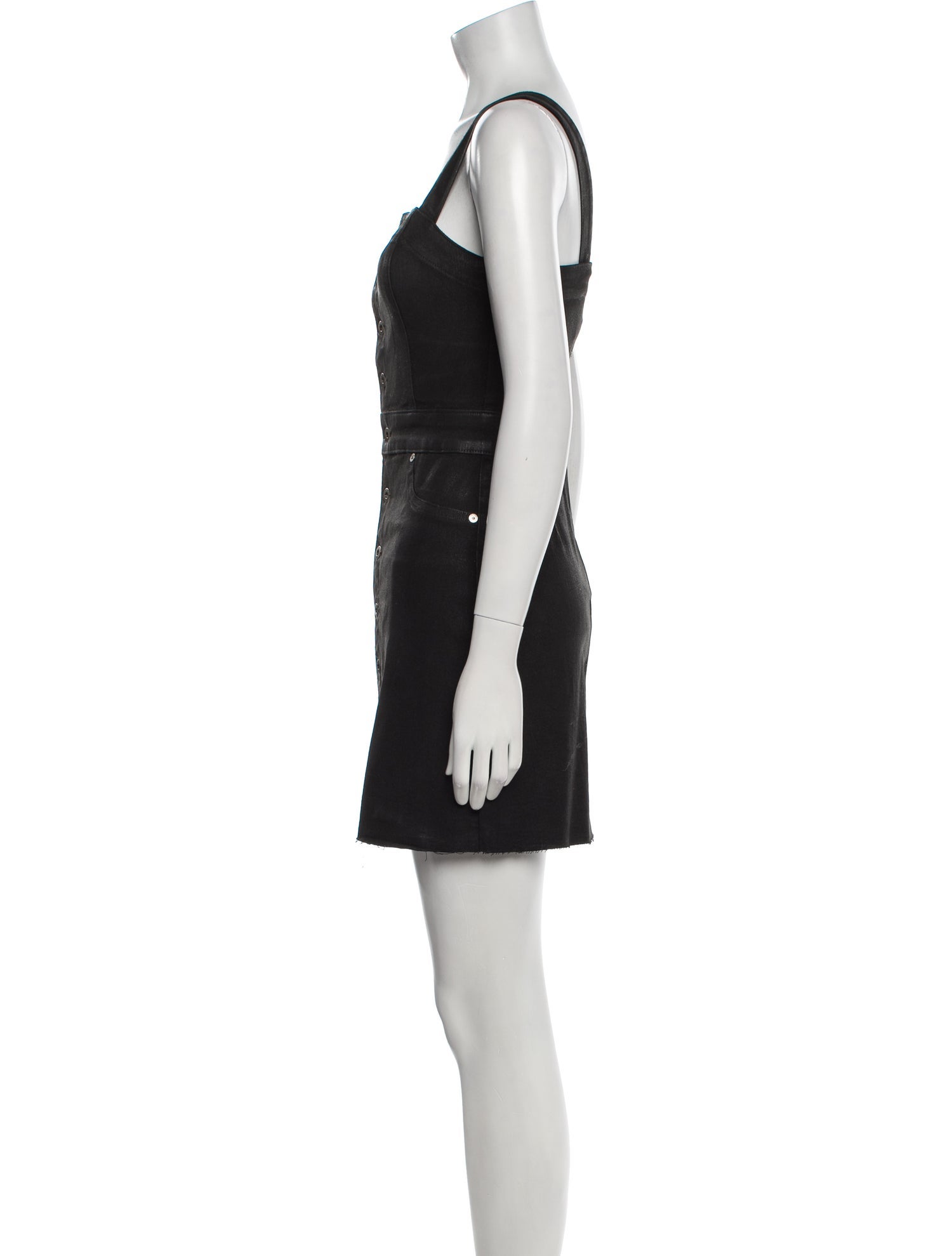 Pistola Square Neckline Mini Dress