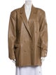 Pistola Faux Leather Blazer