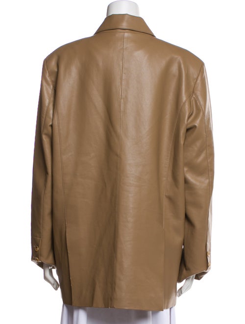 Pistola Faux Leather Blazer