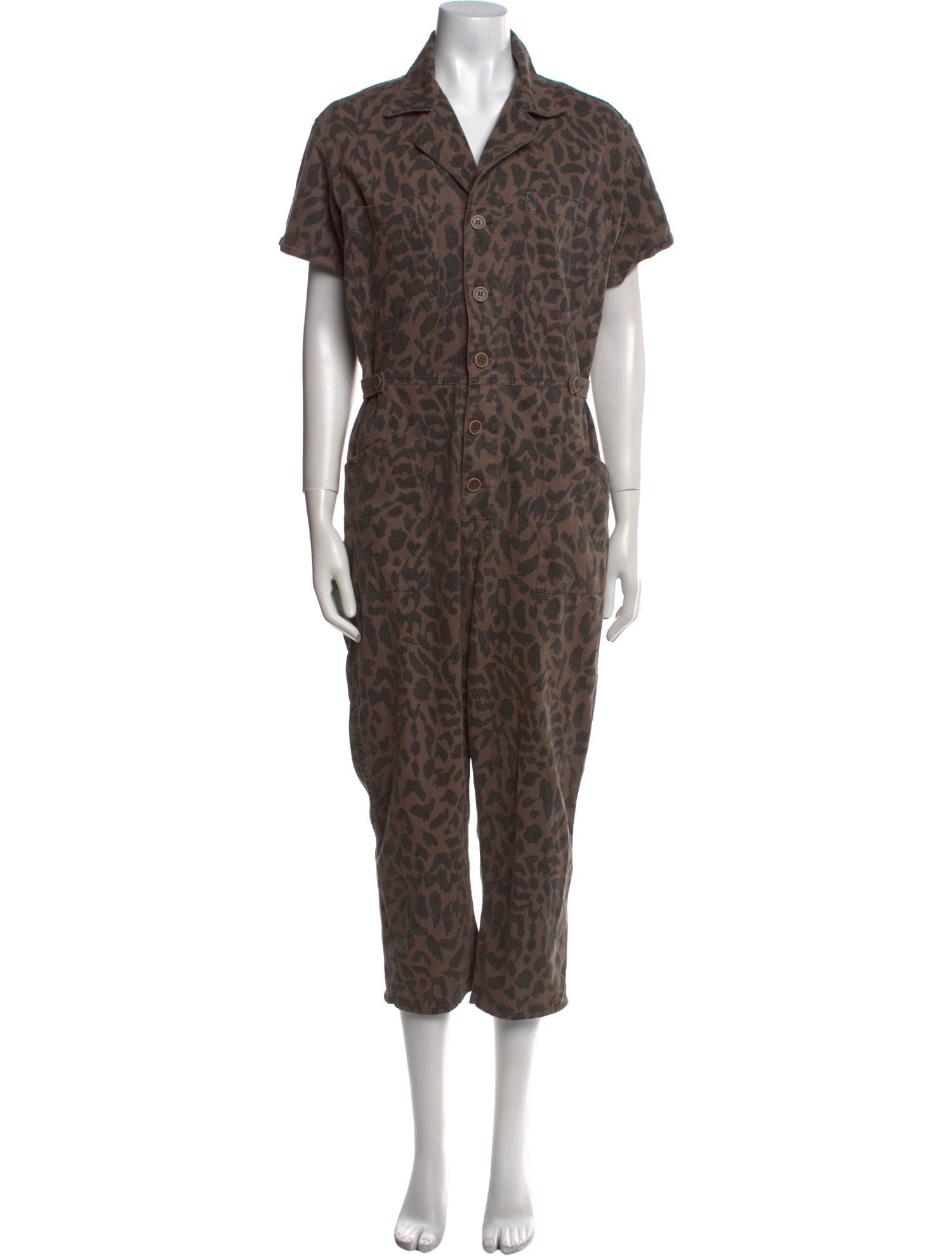 Pistola Camouflage Print Jumpsuit