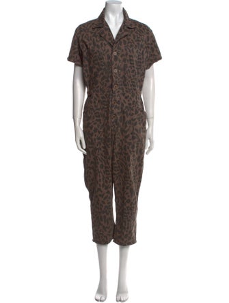 Pistola Camouflage Print Jumpsuit
