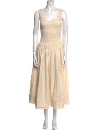 Pistola Scoop Neck Midi Length Dress