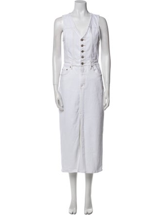 Pistola V-Neck Long Dress