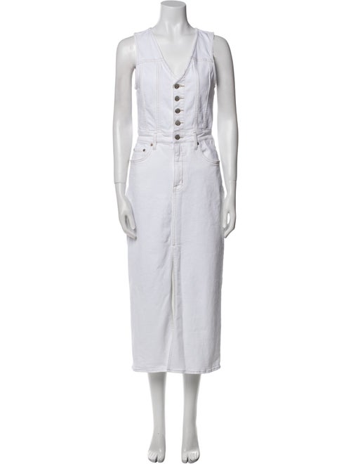 Pistola V-Neck Long Dress