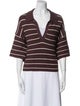 Pistola Striped V-Neck Sweater