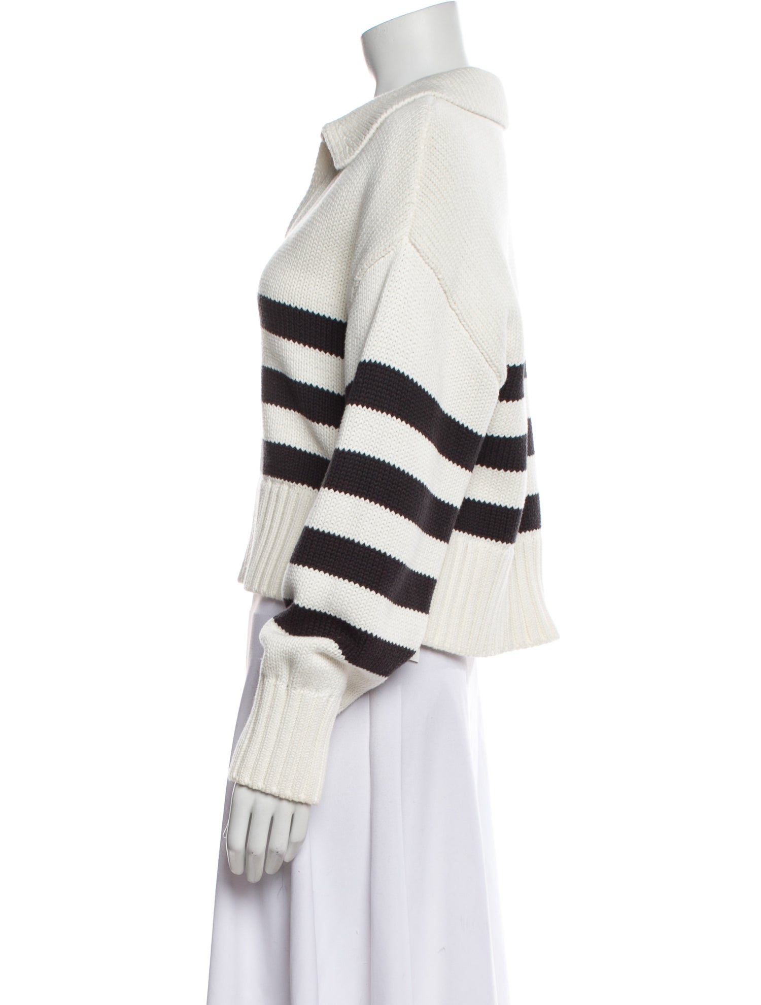 Pistola Striped V-Neck Sweater