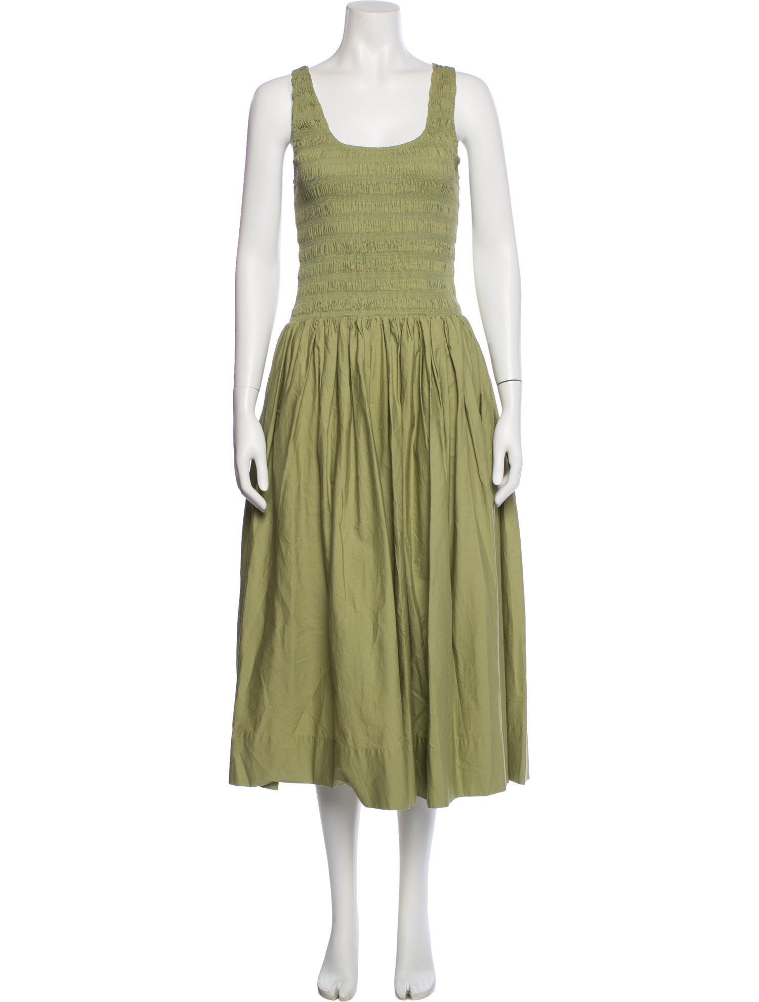 Pistola Square Neckline Long Dress