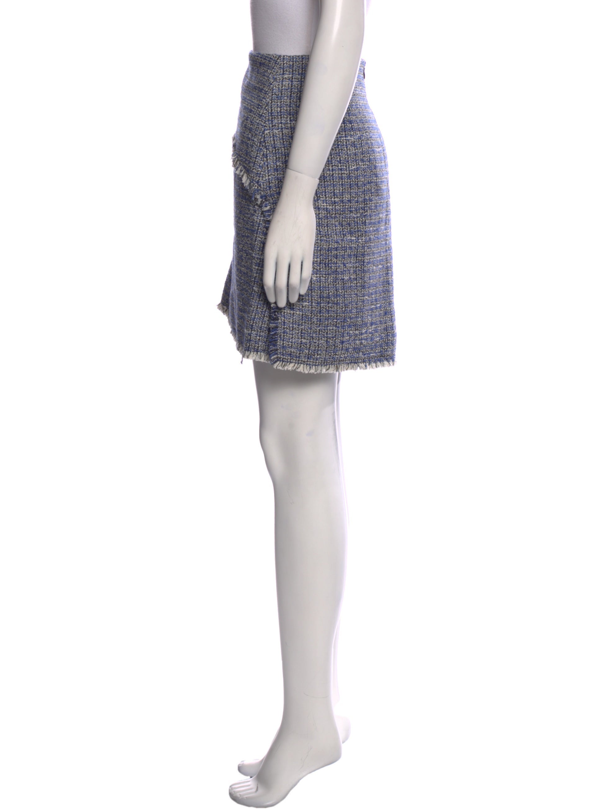 Proenza Schouler White Label Tweed Pattern Mini Skirt w/ Tags