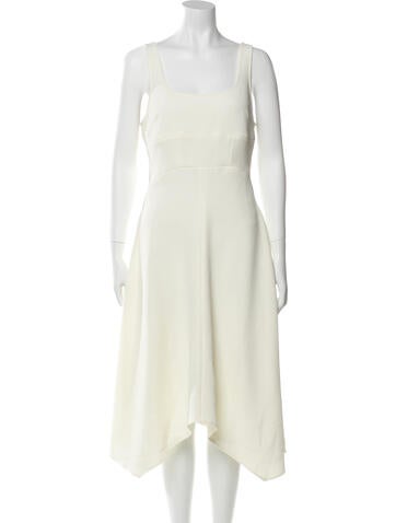 Proenza Schouler White Label Dresses Square Neckline Midi Length Dress US 4 | S