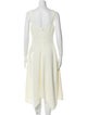 Proenza Schouler White Label Square Neckline Midi Length Dress