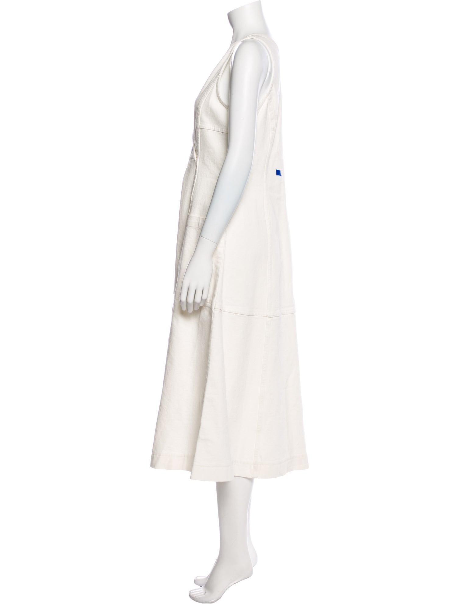 Proenza Schouler White Label V-Neck Long Dress