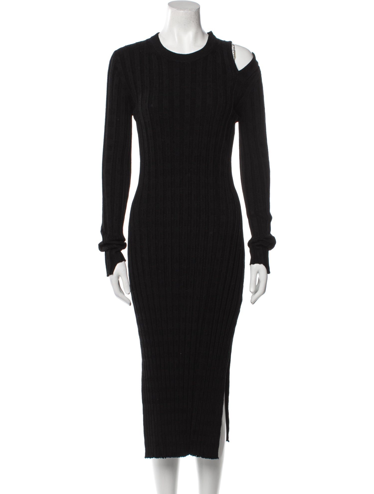 Proenza Schouler White Label Crew Neck Midi Length Dress