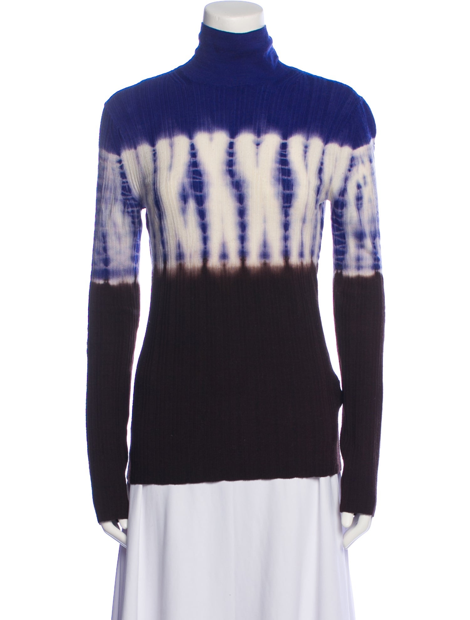 Proenza Schouler White Label Wool Tie-Dye Print Sweater