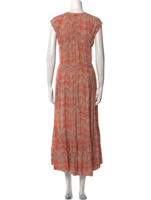 Proenza Schouler White Label Printed Long Dress