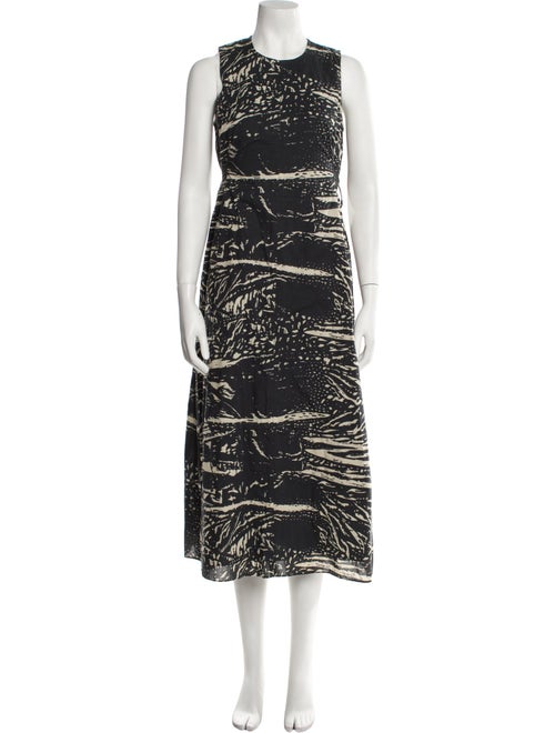 Proenza Schouler White Label Printed Long Dress