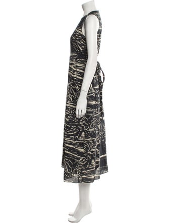 Proenza Schouler White Label Printed Long Dress