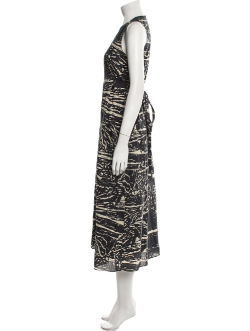 Proenza Schouler White Label Printed Long Dress