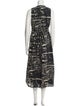 Proenza Schouler White Label Printed Long Dress