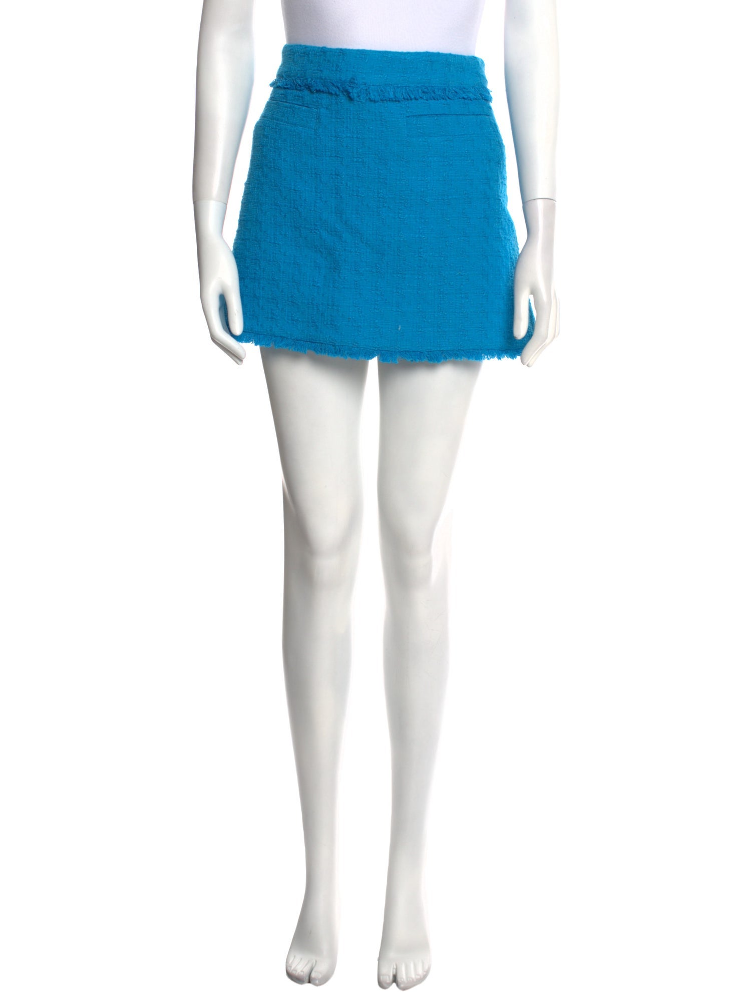 Proenza Schouler White Label Raw-Edge Trim Mini Skirt