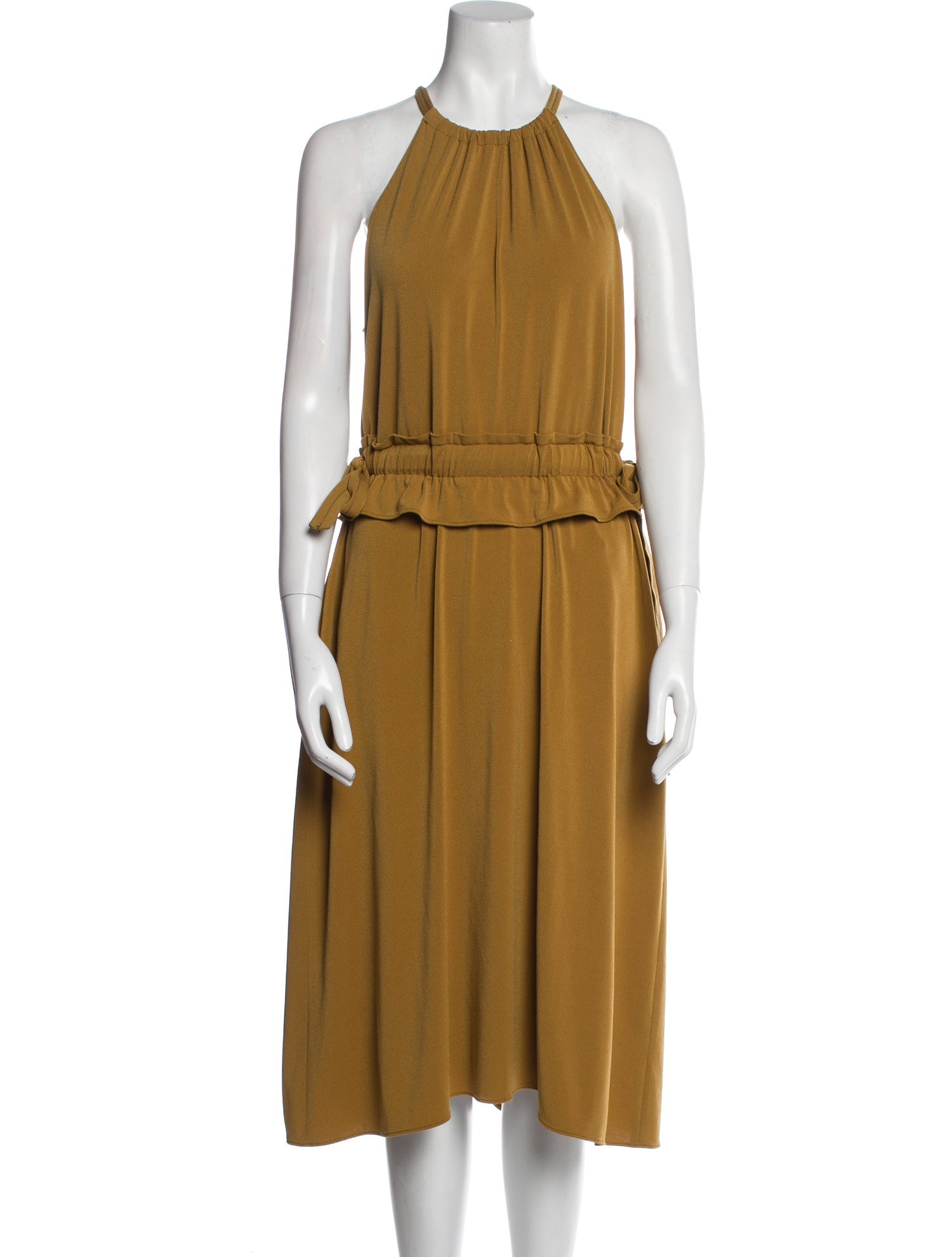 Proenza Schouler White Label Halterneck Midi Length Dress