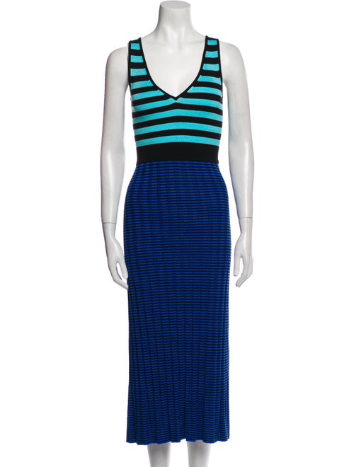 Proenza Schouler White Label Striped Long Dress