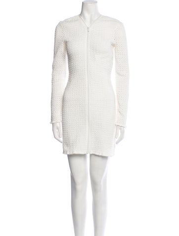 Proenza Schouler White Label Dresses V-Neck Mini Dress M