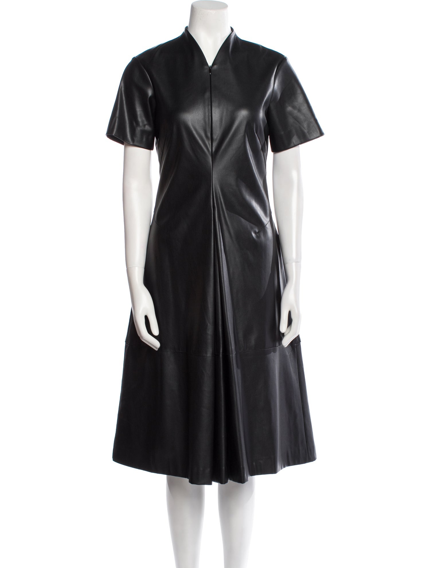 Proenza Schouler White Label V-Neck Midi Length Dress