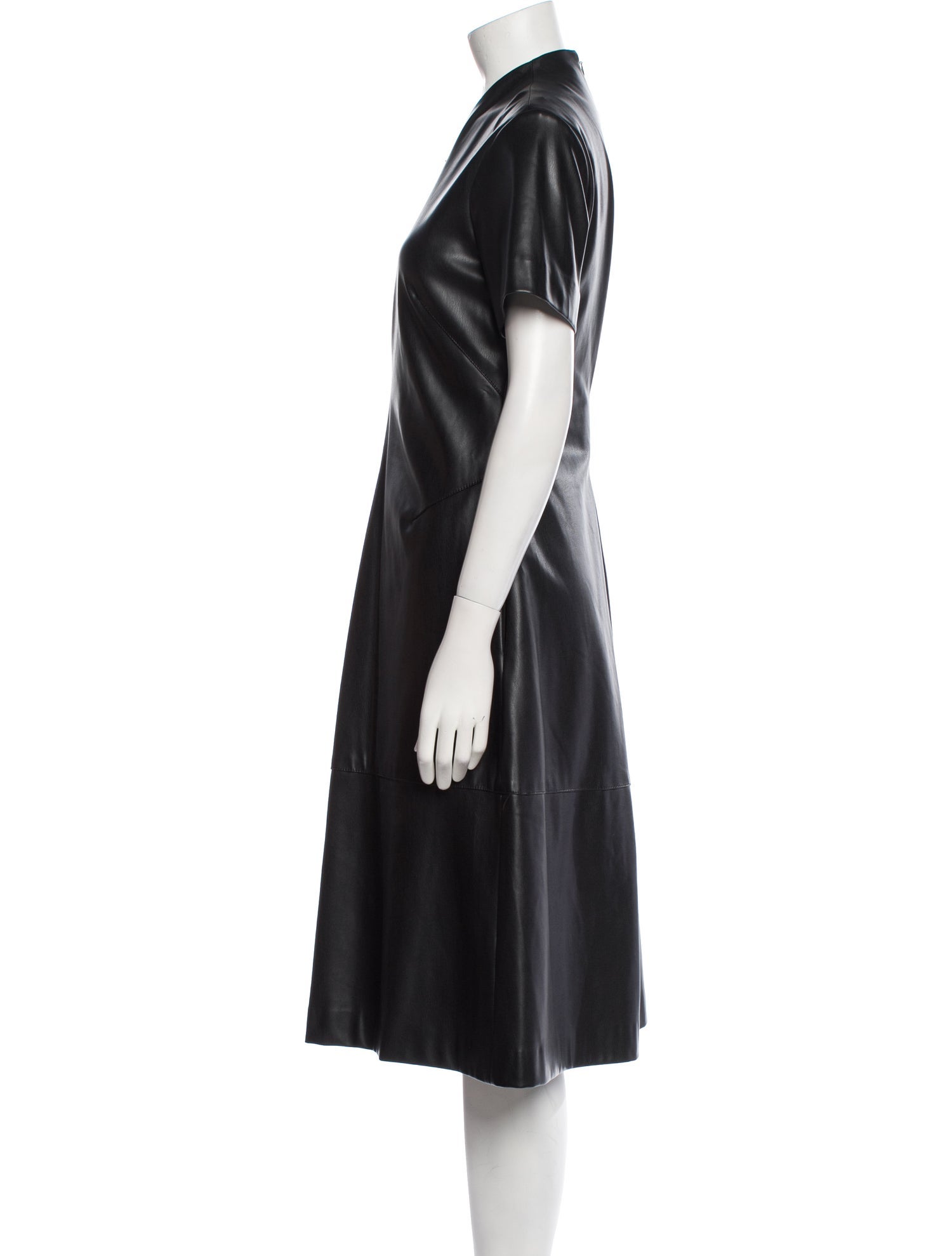 Proenza Schouler White Label V-Neck Midi Length Dress