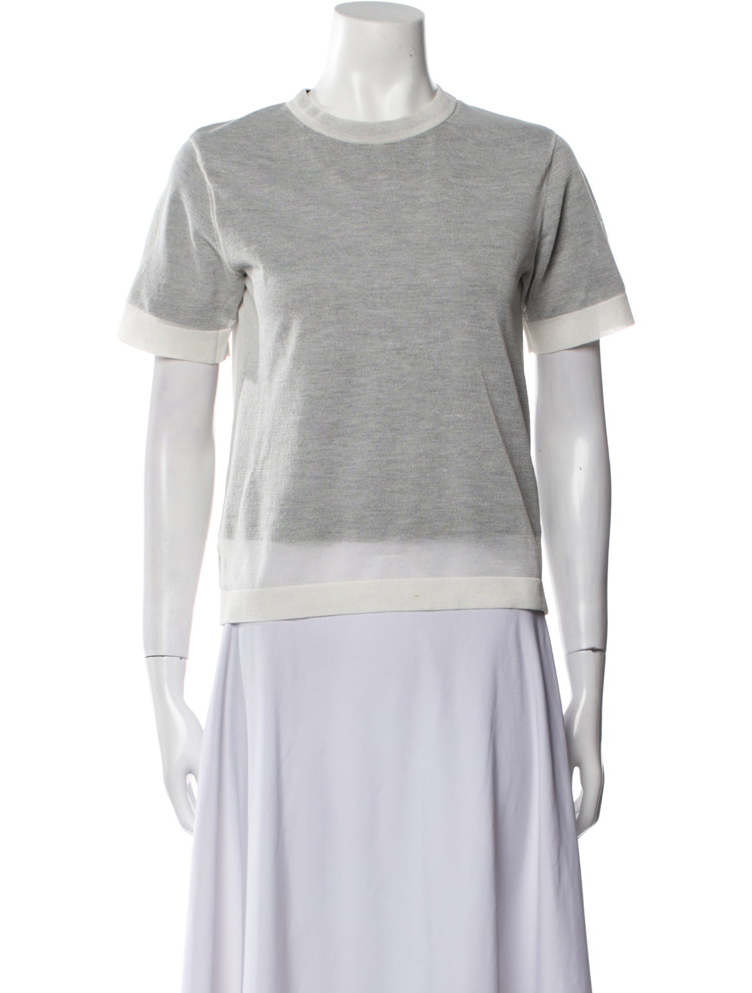 Proenza Schouler White Label Crew Neck Short Sleeve T-Shirt