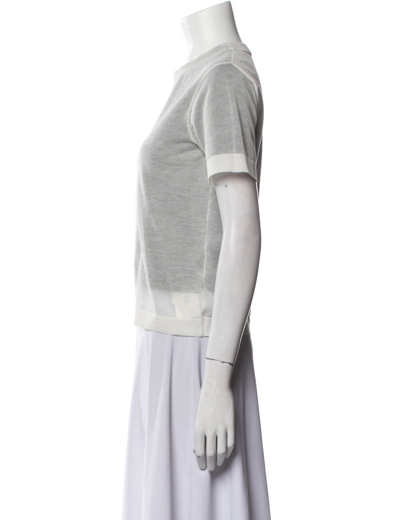 Proenza Schouler White Label Crew Neck Short Sleeve T-Shirt